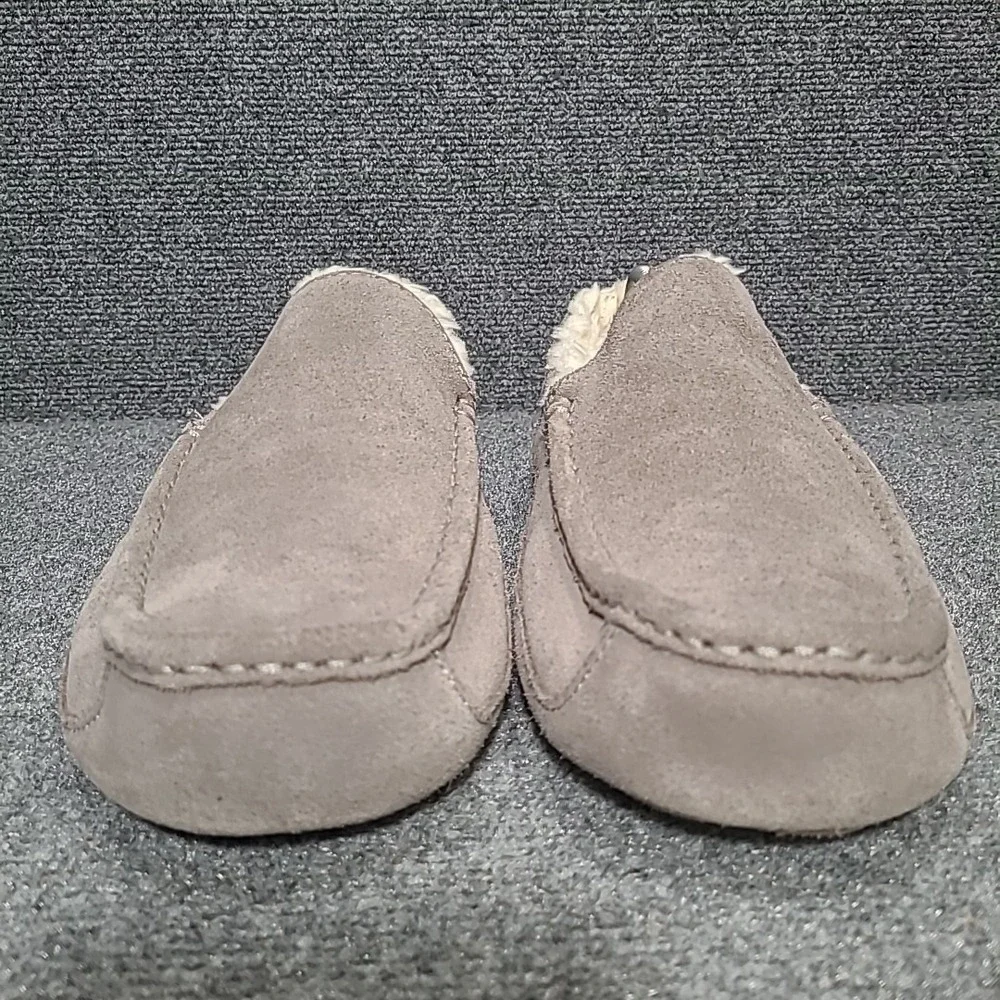 UGG Men's Ascot Shearling Slippers/Moccasins Gray Suede Size‎ 13 S/N 1101110